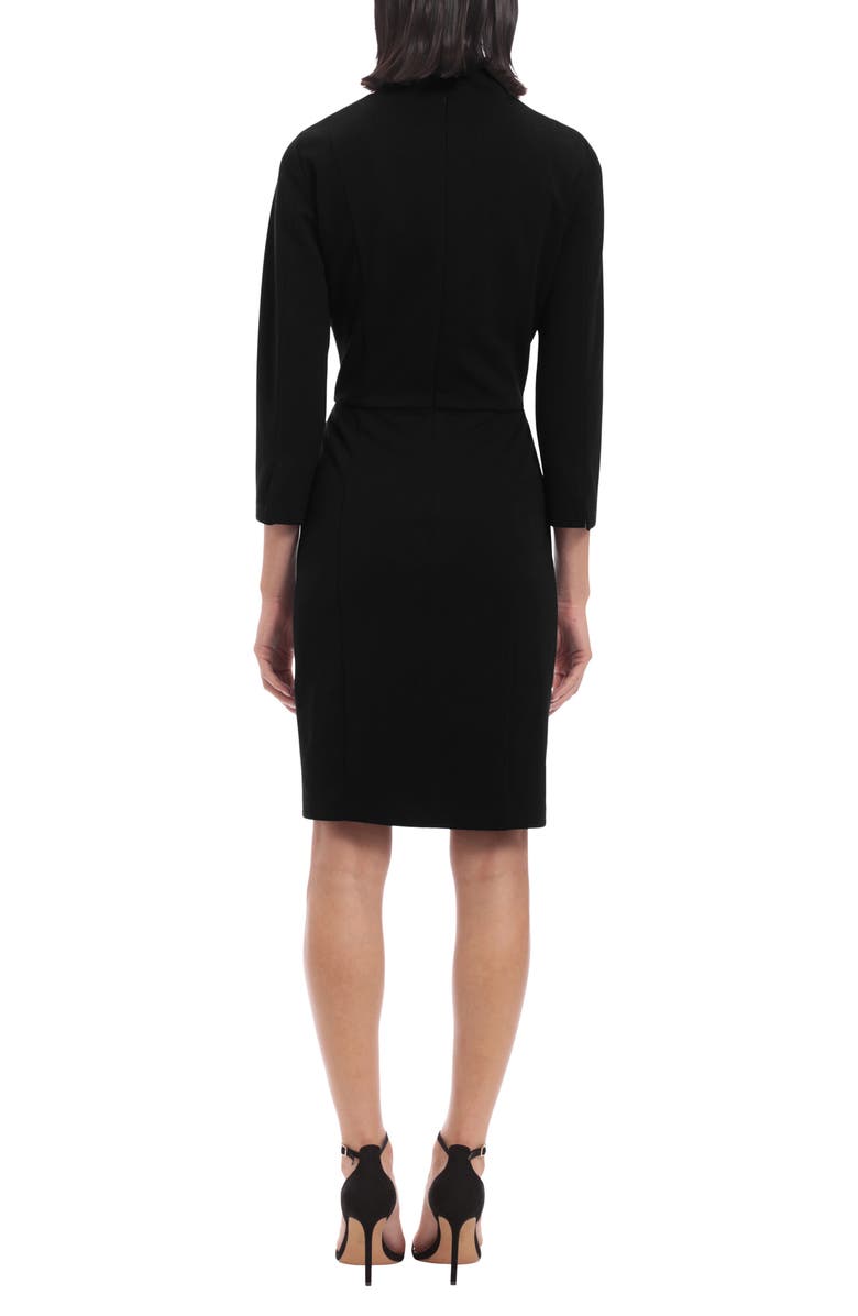 Donna Morgan Mock Neck Sheath Dress, Alternate, color,