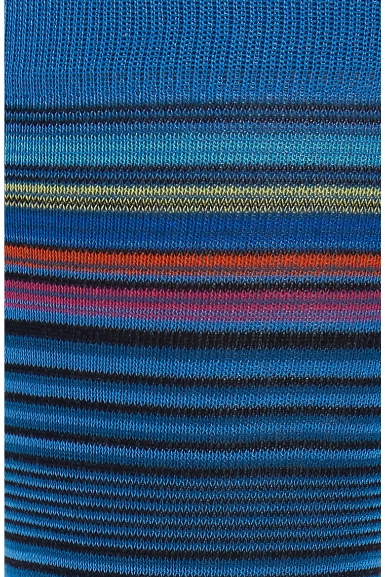 Stripe Socks, Alternate, color, TURQUOISE