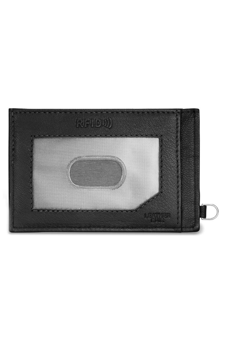 Camo Card Case, Alternate, color, BLACK