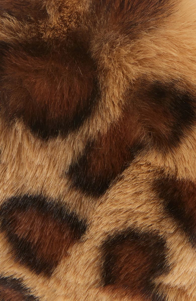 SURELL Kids' Faux Fur Earmuffs, Alternate, color, Leopard