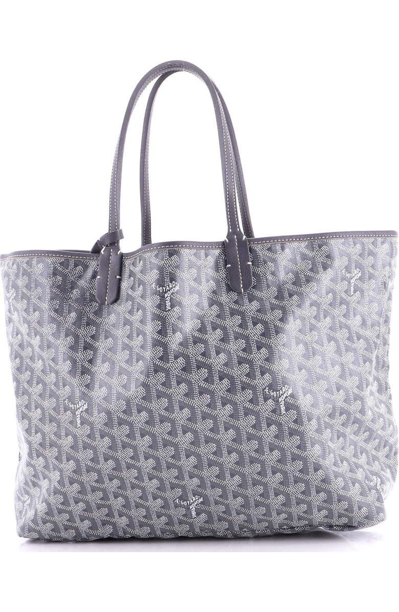 Pre-Owned Goyard Saint Louis Tote Coated Canvas PM, Main, color, Gray