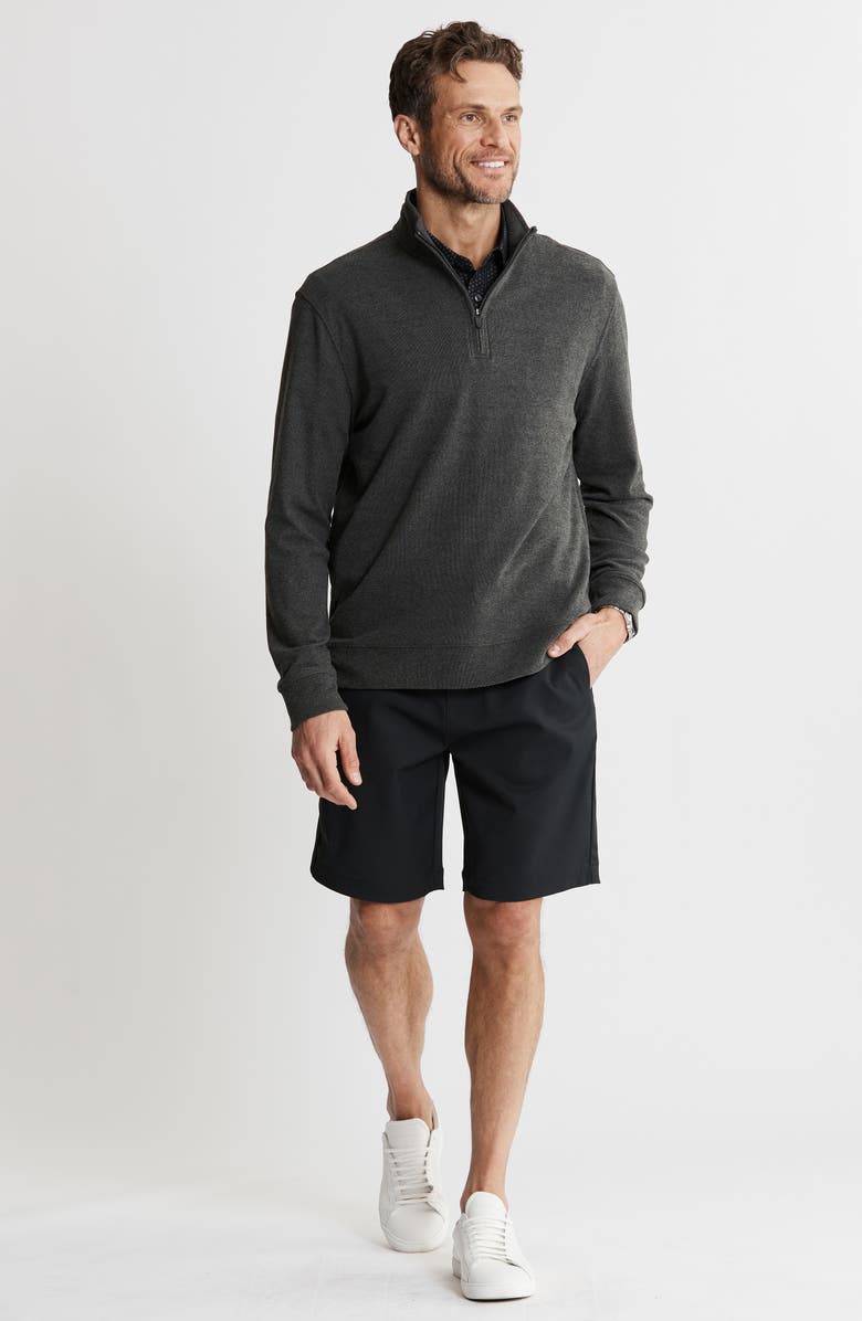 JACHS Dongan Ultrasoft Quarter Zip Pullover, Alternate, color, Charcoal