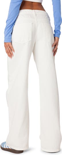 Roman Slouchy Low Rise Wide Leg Jeans