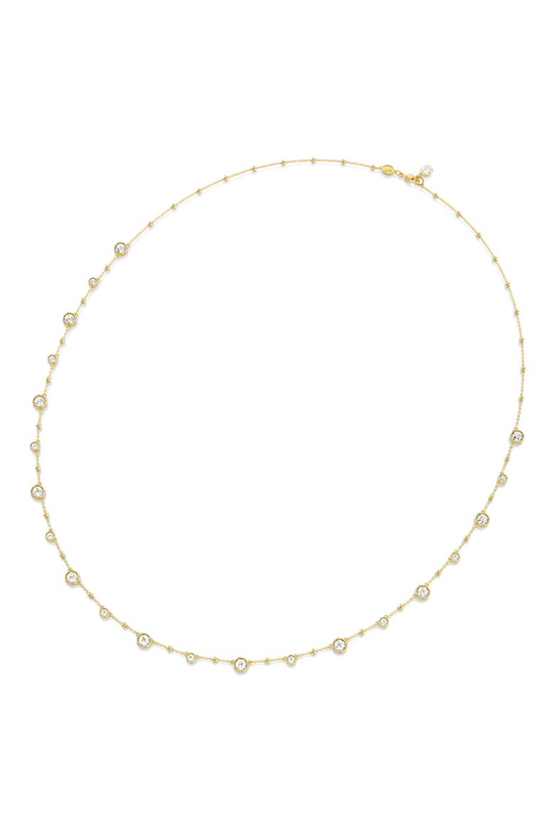 Imber Long Crystal Station Necklace, Alternate, color, GOLD