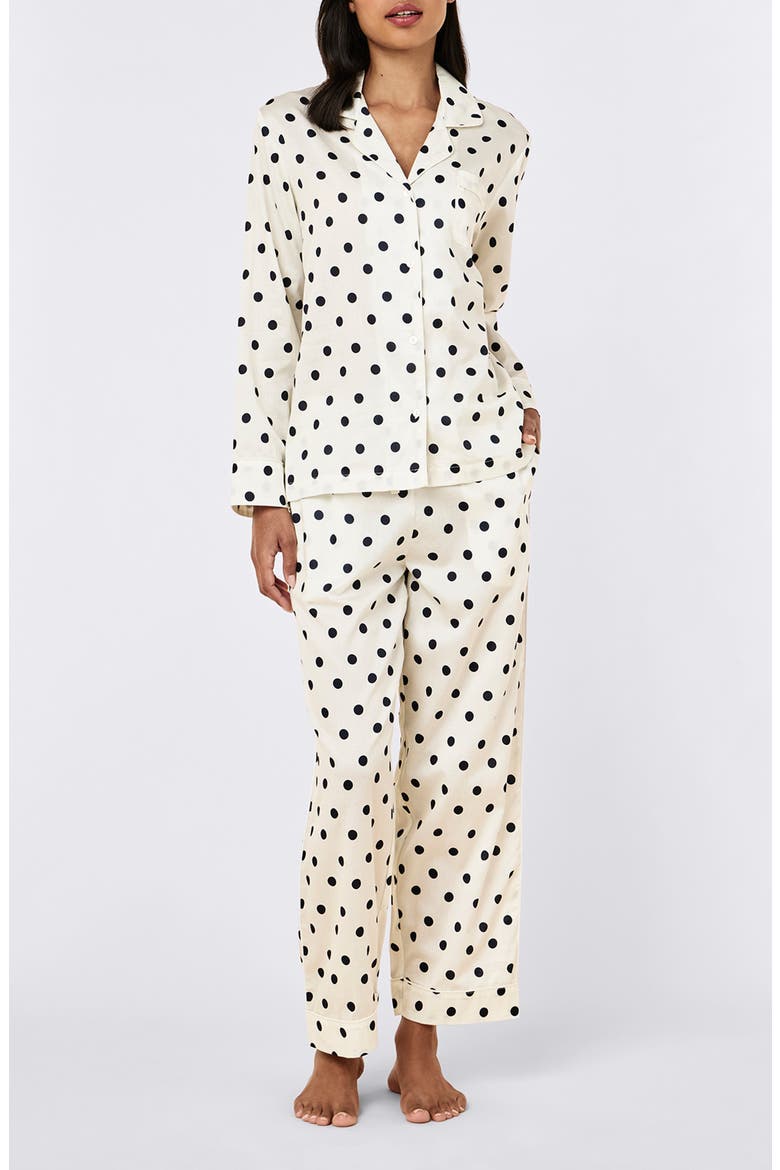 Spot Pajamas, Main, color, CREAM/ DEEP NAVY LARGE SPOT
