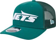 New Era Men's New Era Green New York Jets Main Trucker 9SEVENTY Stretch-Snap Hat