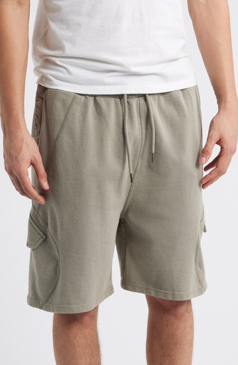 Alpha Industries French Terry Cargo Shorts, Main, color,