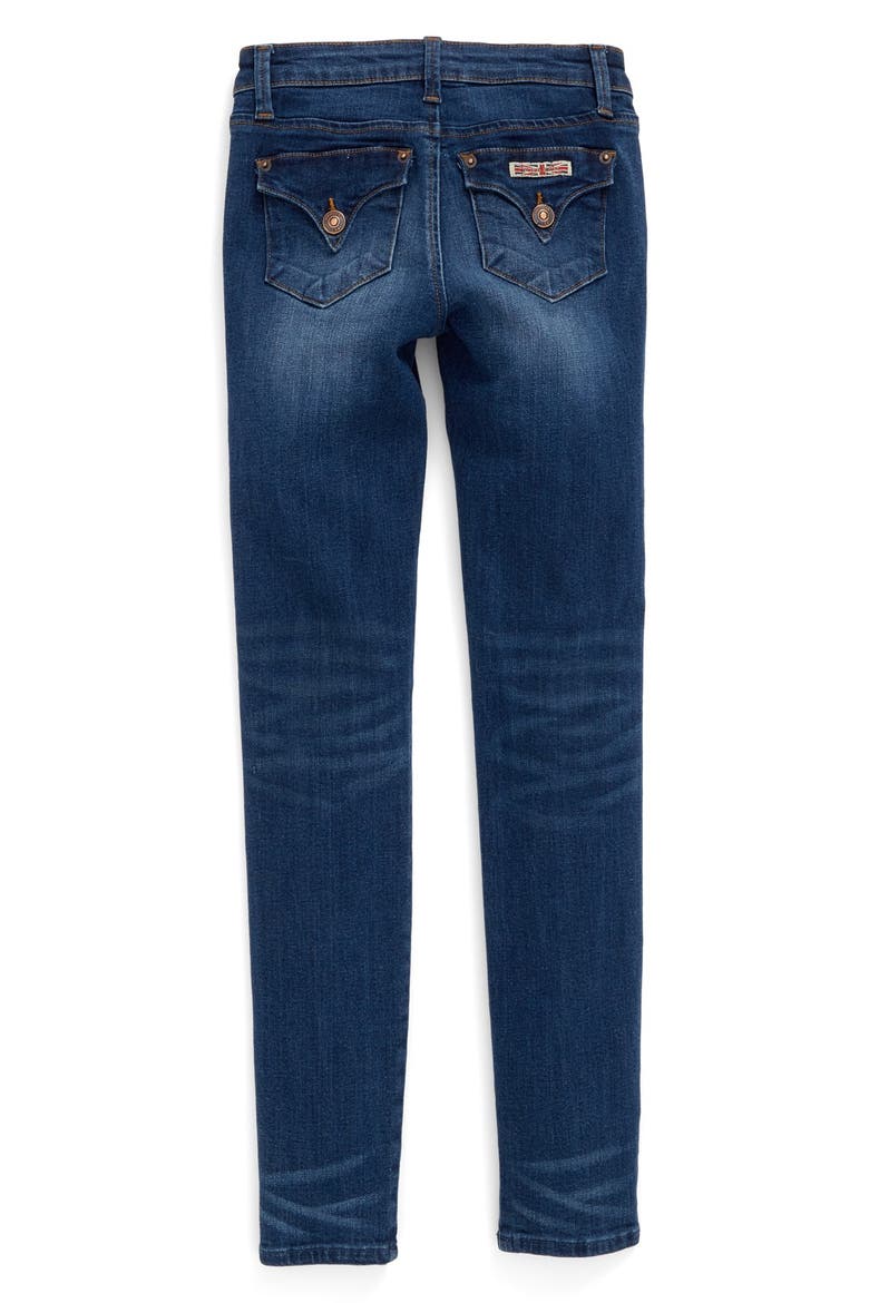 'Collin' Skinny Jeans, Alternate, color, DARK INDIGO SAND