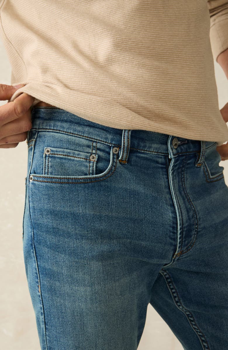 Faherty Stretch Terry Straight Leg Five-Pocket Knit Pants, Alternate, color, 