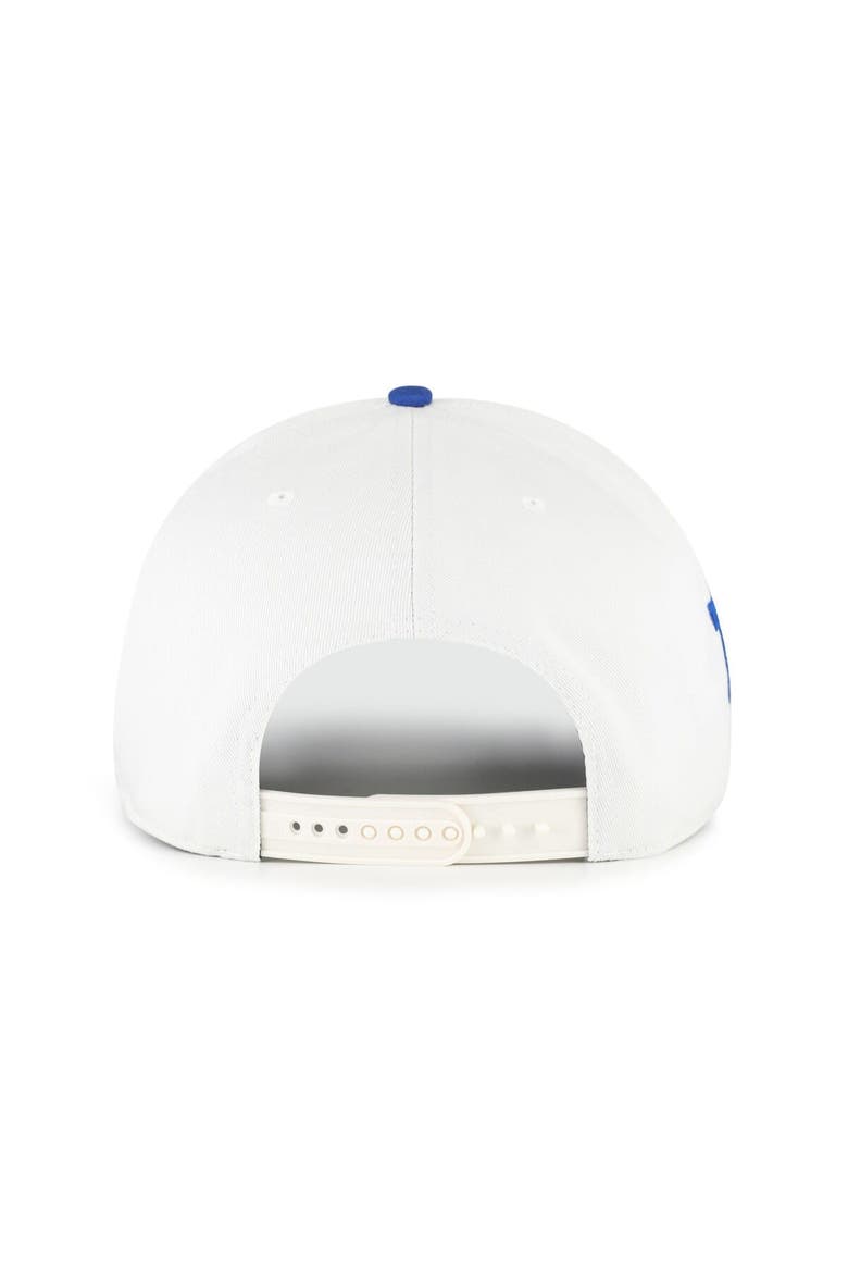 Men's '47  White New York Giants Contemporary Two-Tone Hitch Adjustable Hat, Alternate, color, White