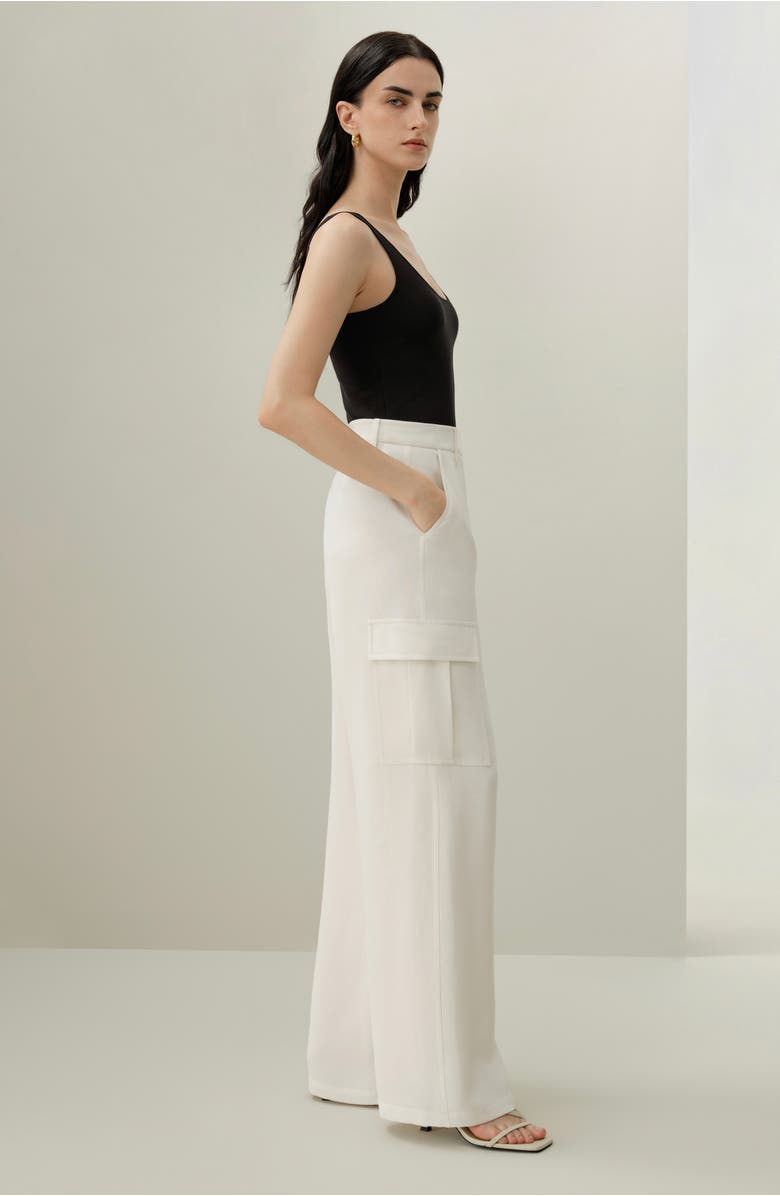 Lilysilk Milano Knit Silk Viscose Tank Top, Alternate, color, Black