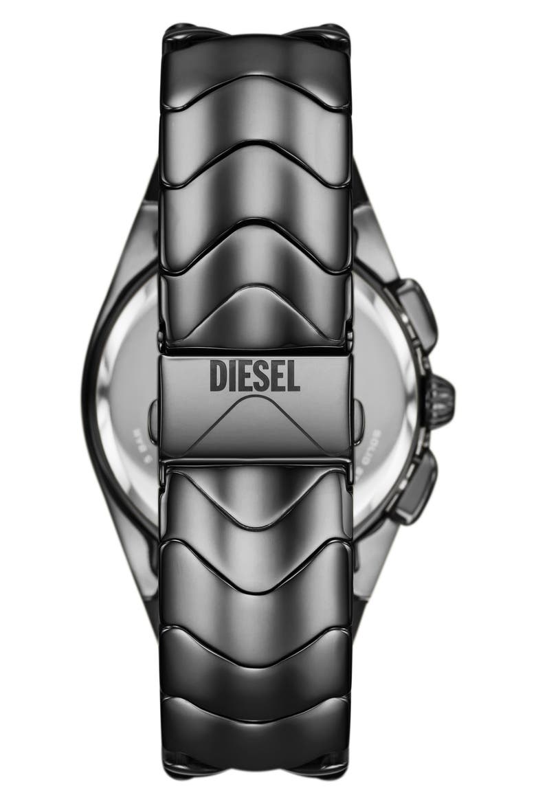 Mercurial Gunmetal Tonneau Chronograph Bracelet Watch, 45mm x 28mm, Alternate, color, GRAY