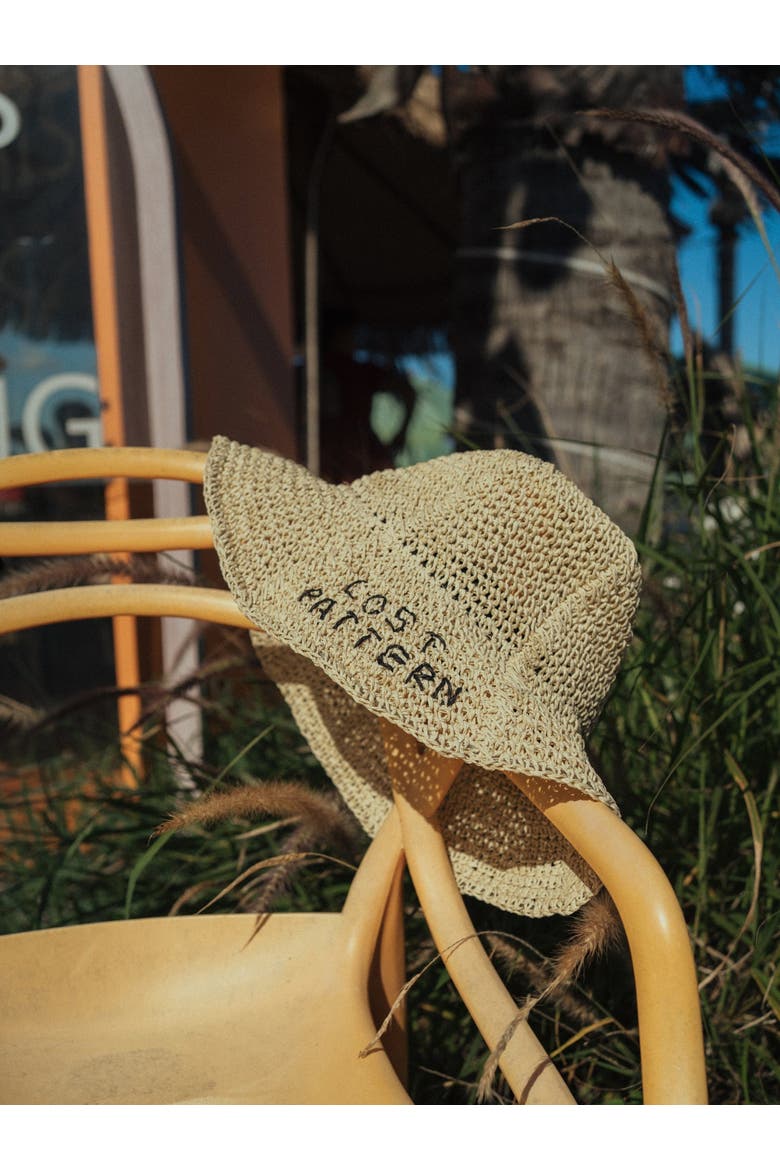 "Wanderlight" Packable Straw Hat, Alternate, color, Khaki