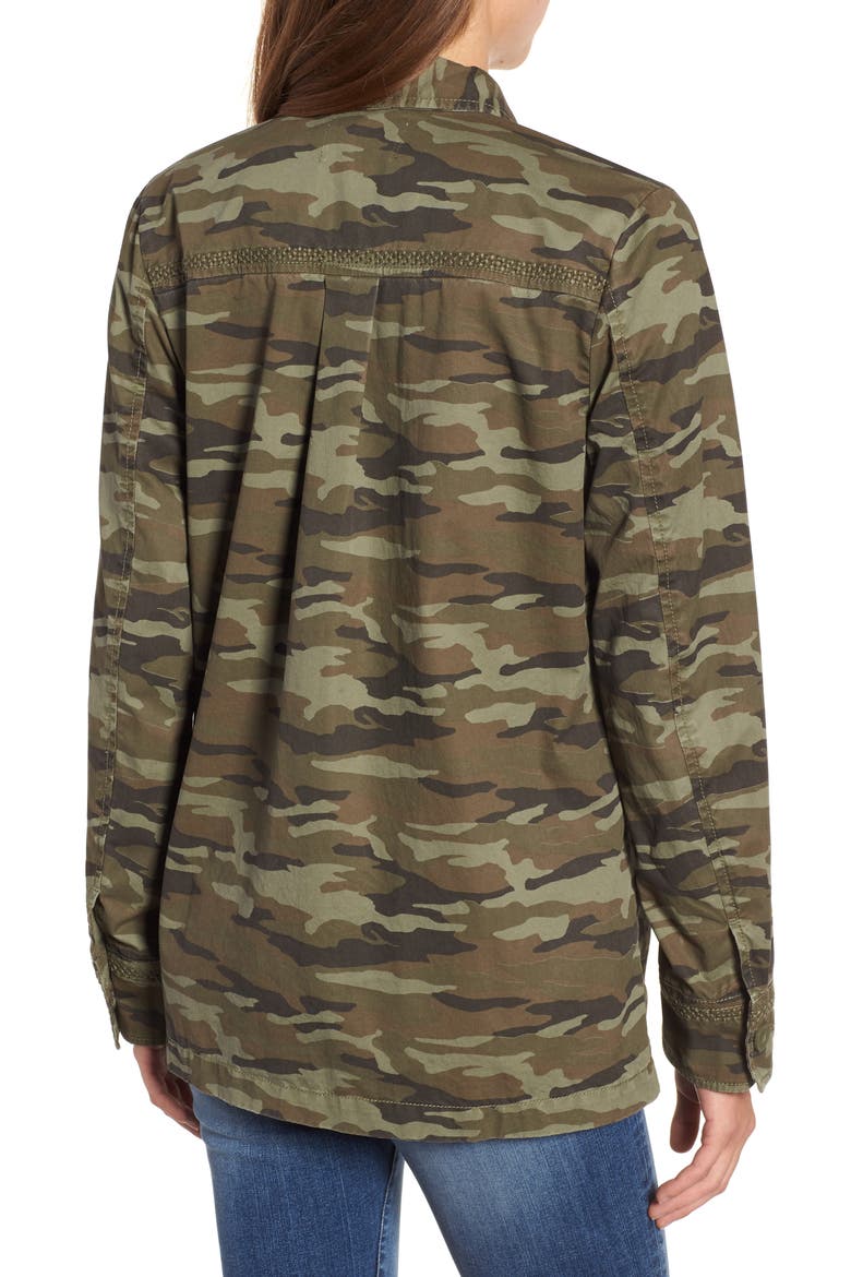 Utility Jacket, Alternate, color, OLIVE CAMO PRINT