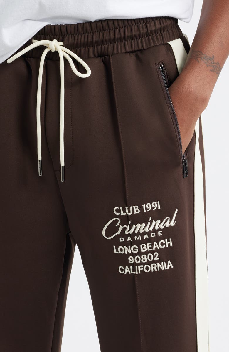 CRIMINAL DAMAGE Pintuck Track Pants, Alternate, color, 