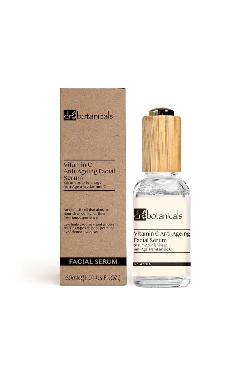 DR BOTANICALS Vitamin C Anti-Ageing Facial Serum 30ml, Alternate, color, White