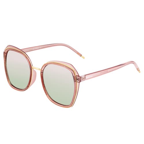 BERTHA Jade Polarized Sunglasses in Pink/rose Gold 