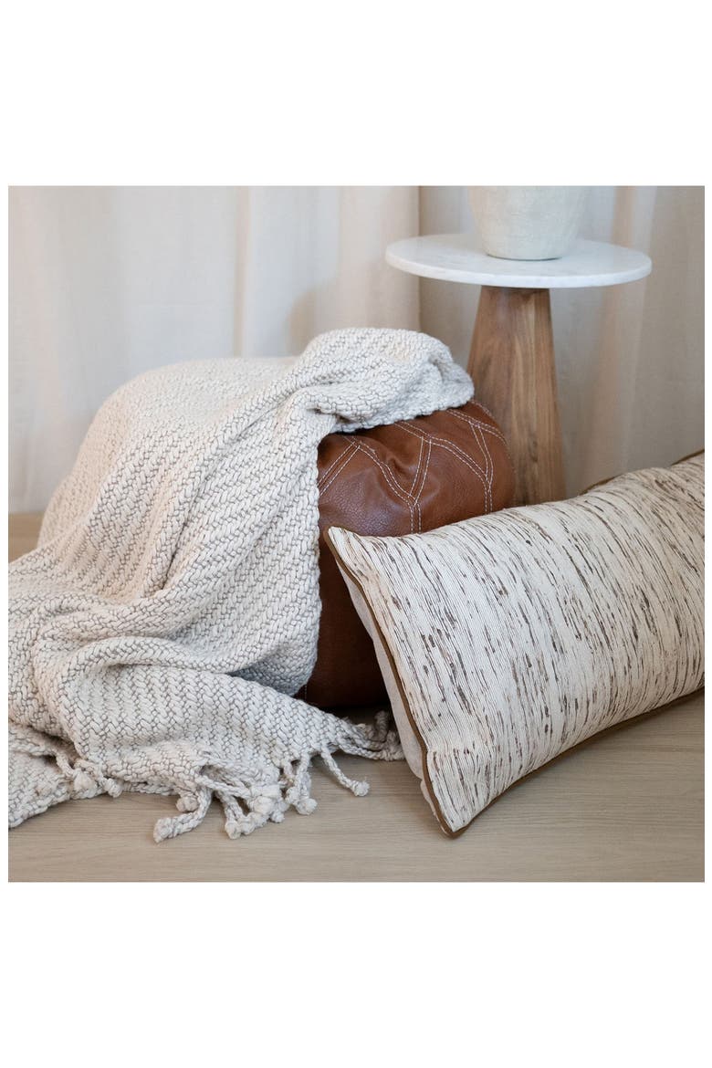Cloud Knit Throw Blanket, Alternate, color, BEIGE