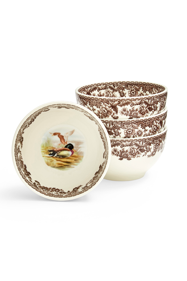 Woodland Dip Bowls, Set of 4, Main, color, Brown