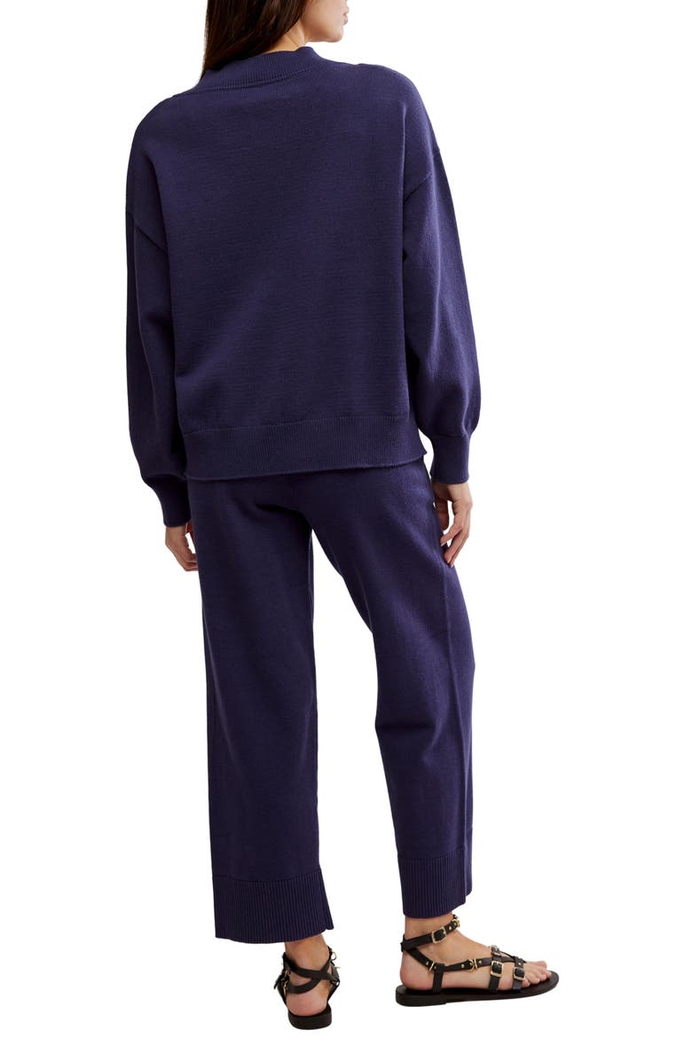 Free People Solar Cardigan & Pants Set, Alternate, color, Peacoat