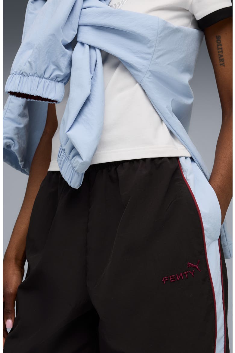 x FENTY Nylon Track Pants, Alternate, color, PUMA BLACK