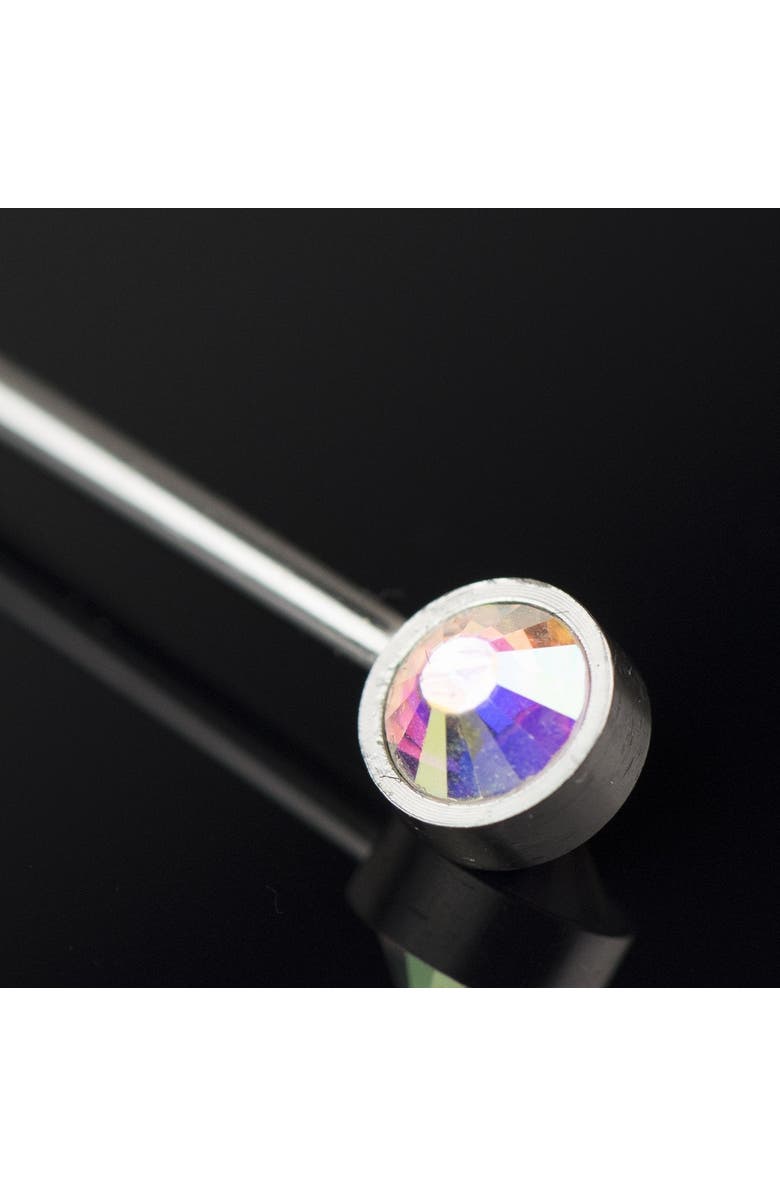 Prince of Scots Gem Crystal Cocktail Picks, Alternate, color, Gold