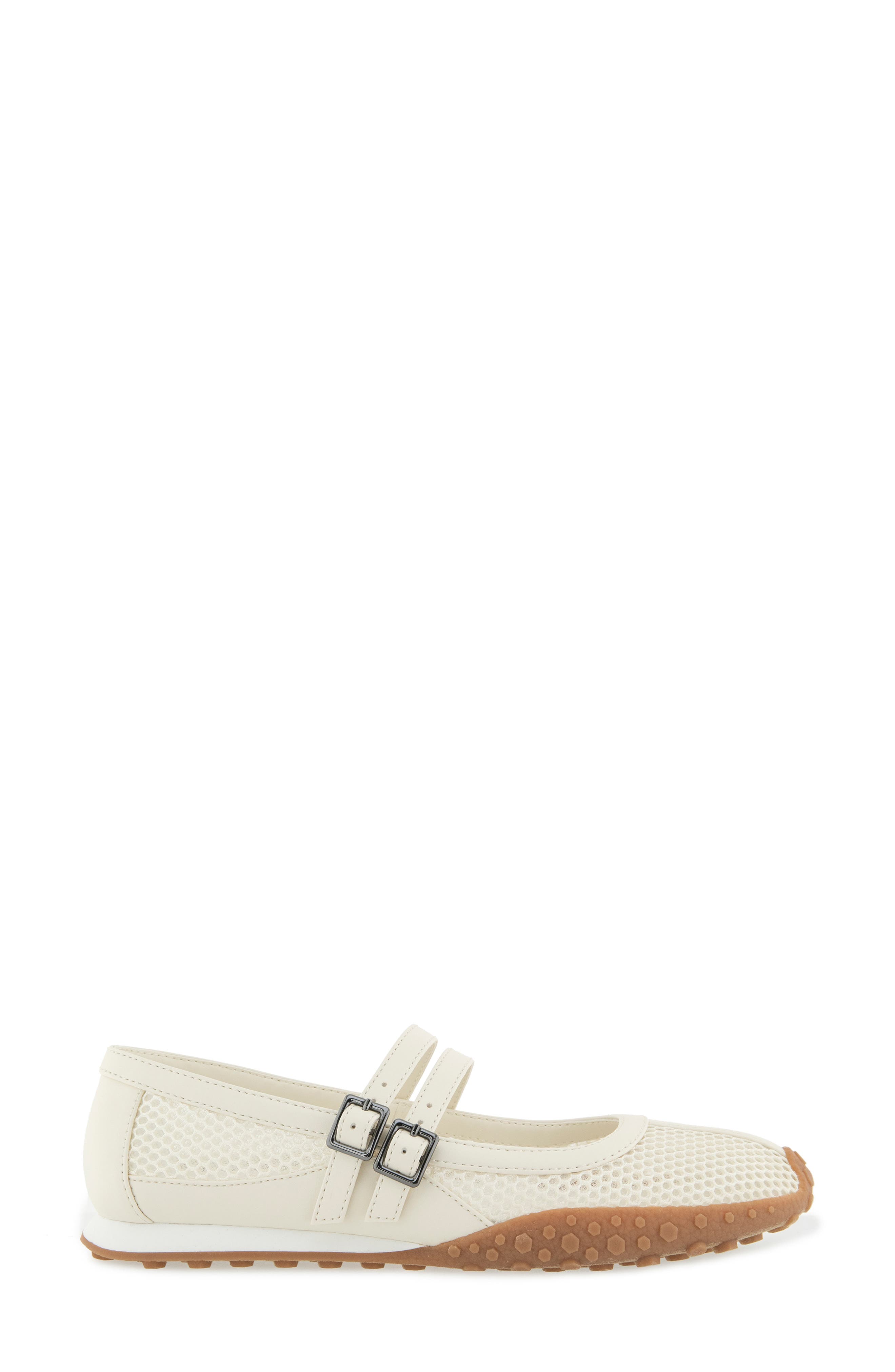 Violeta Mary Jane Flat, Alternate, color, CREAM MESH