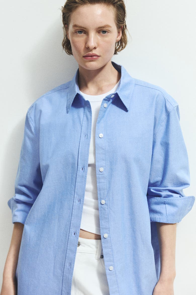 Oxford Shirt, Main, color, Blue