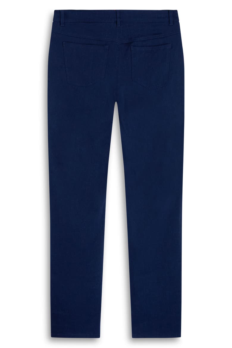 Preston Stretch Linen & Cotton Pants, Alternate, color, NAVY