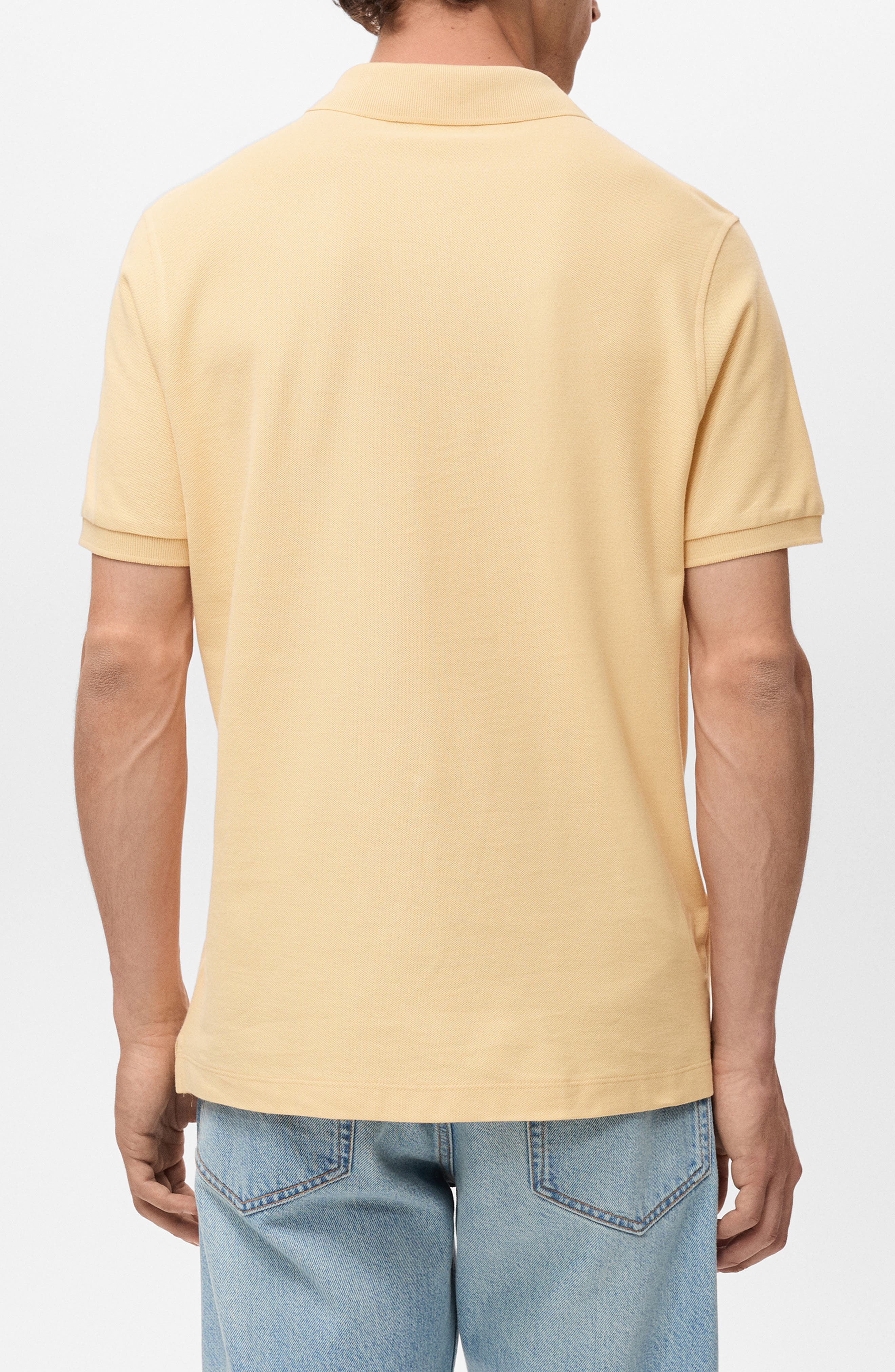 Regular Fit Cotton Pique Polo - image 4