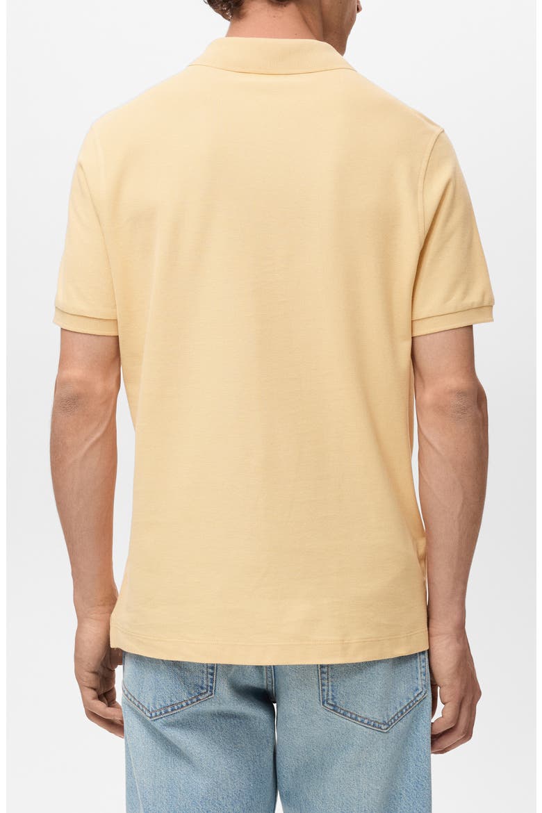 Regular Fit Cotton Piqué Polo, Alternate, color, YELLOW