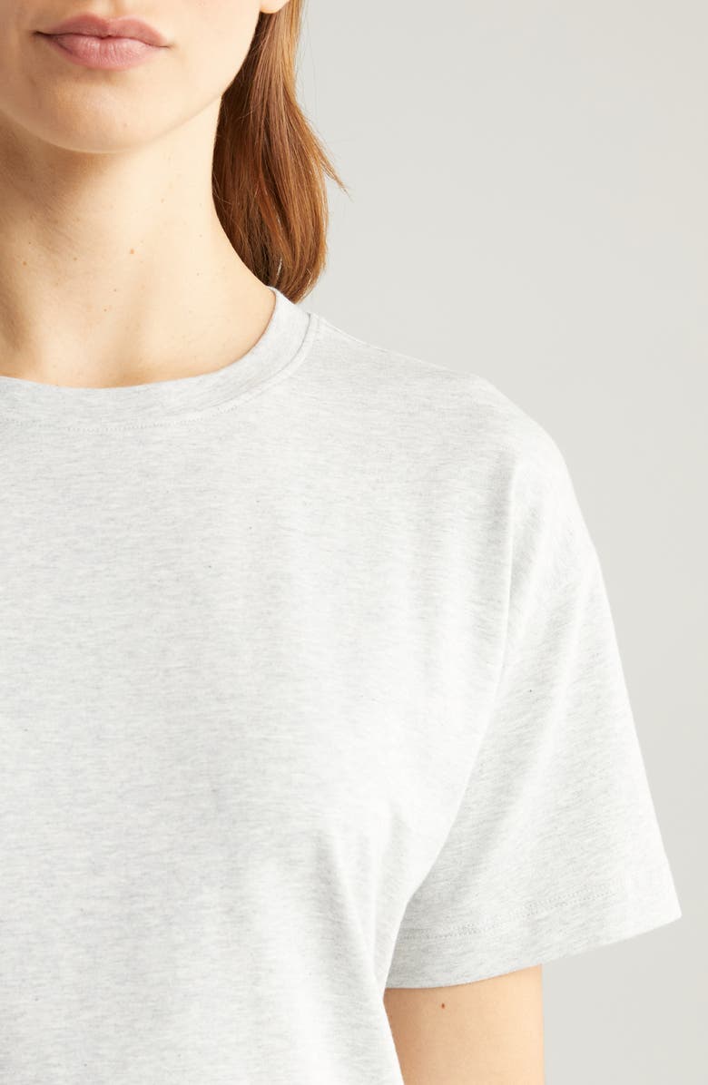 Zella New Take Crewneck T-Shirt, Alternate, color, Grey Lt Heather