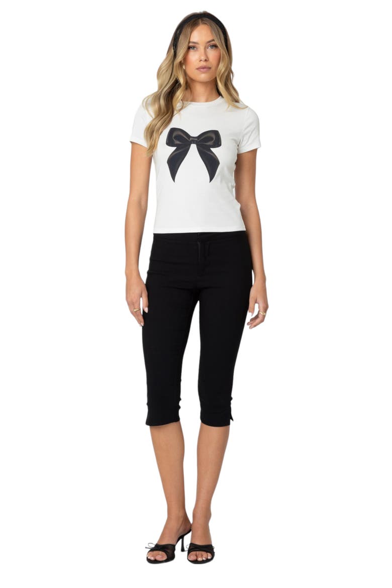 Sarafina Capri Pants, Alternate, color, BLACK