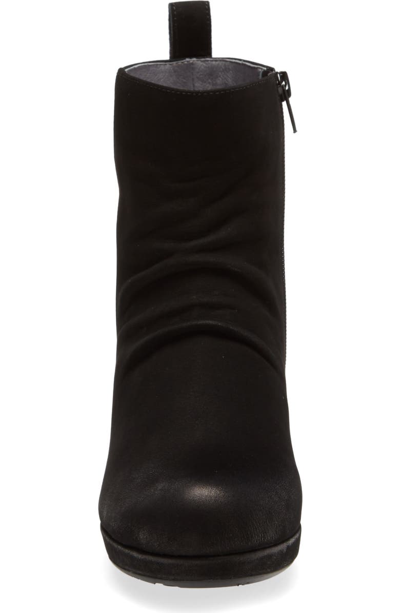 Chocolat Blu Yash Slouchy Leather Wedge Bootie, Alternate, color,