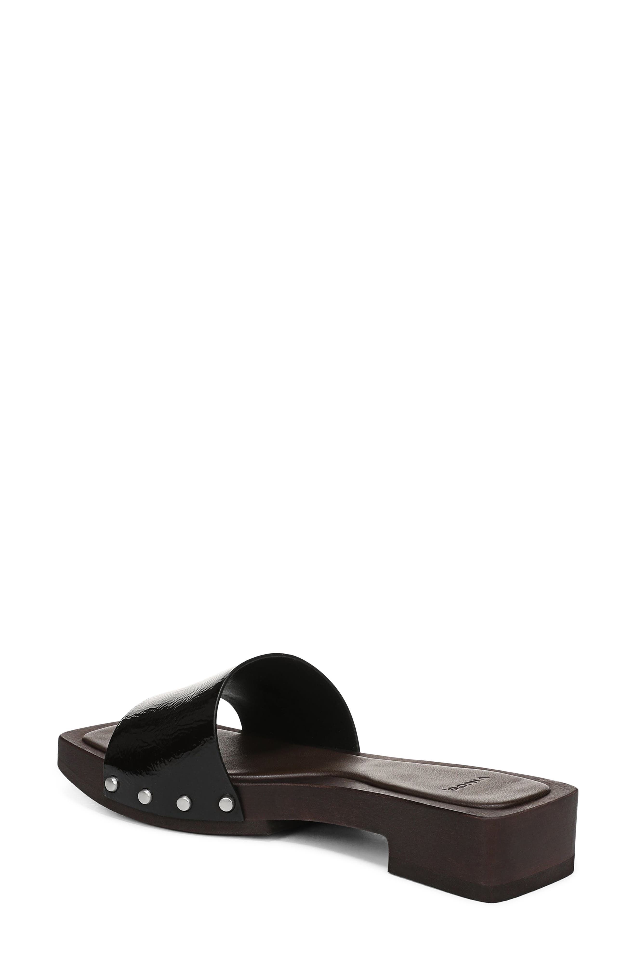 Vince Barbara Platform Slide Sandal, Alternate, color, Black