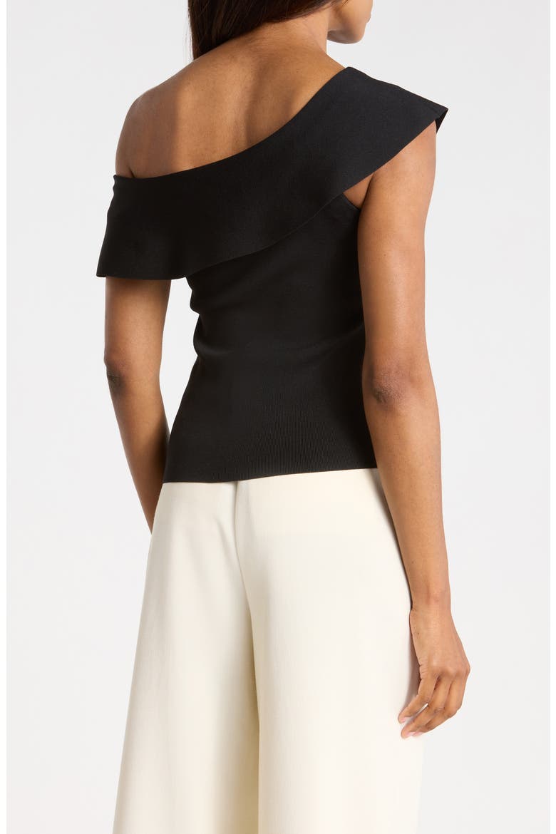 Off the Shoulder Top, Alternate, color, BLACK