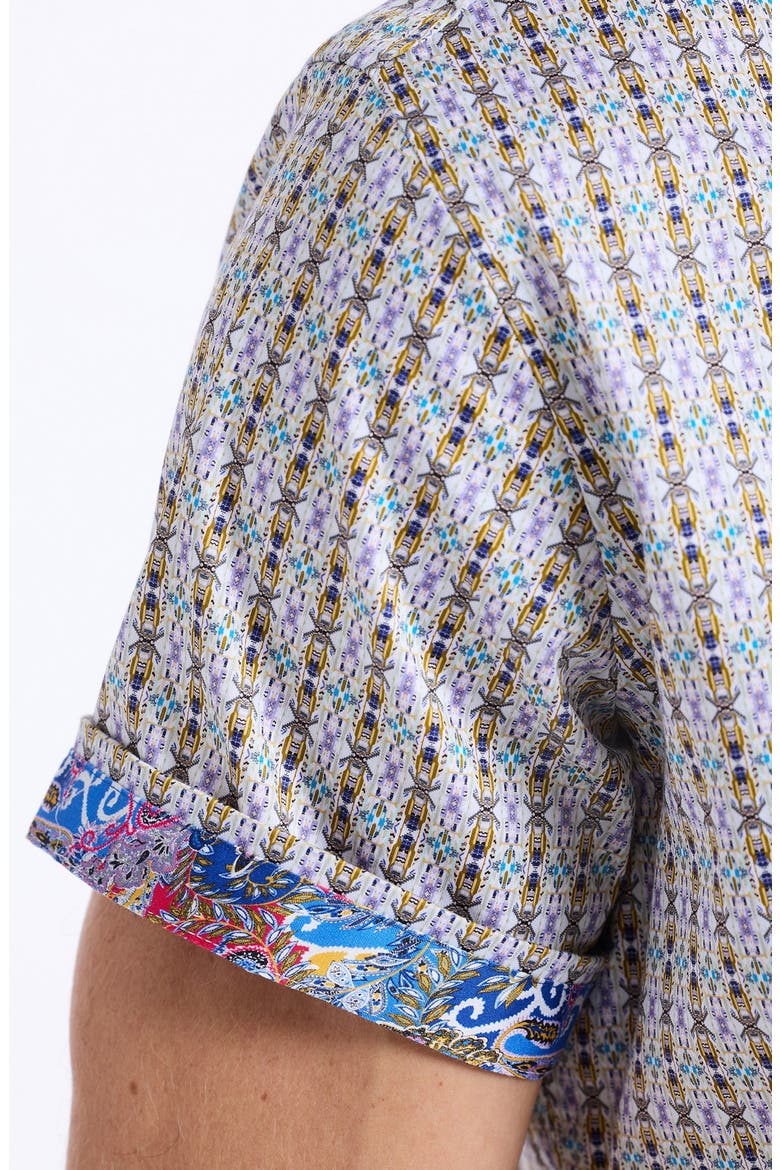 Abbotswell Print Woven Button-Up Shirt, Alternate, color, MULTI