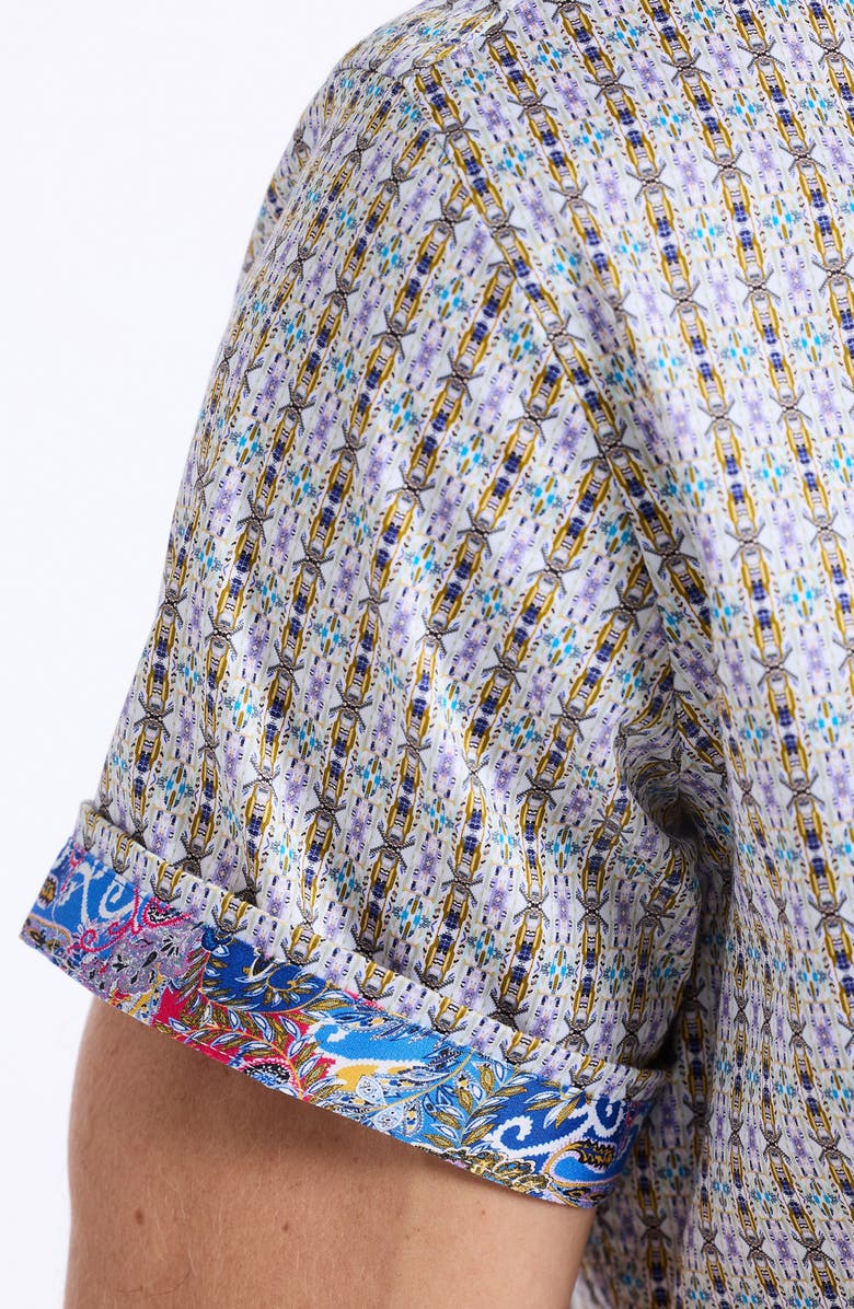 Robert Graham Abbotswell Print Woven Button-Up Shirt, Alternate, color, Multi