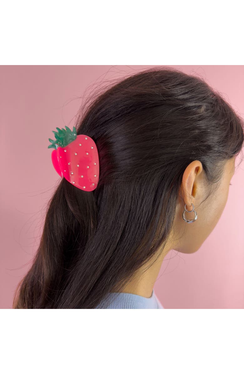 Centinelle Neon Strawberry Hair Claw, Alternate, color, 