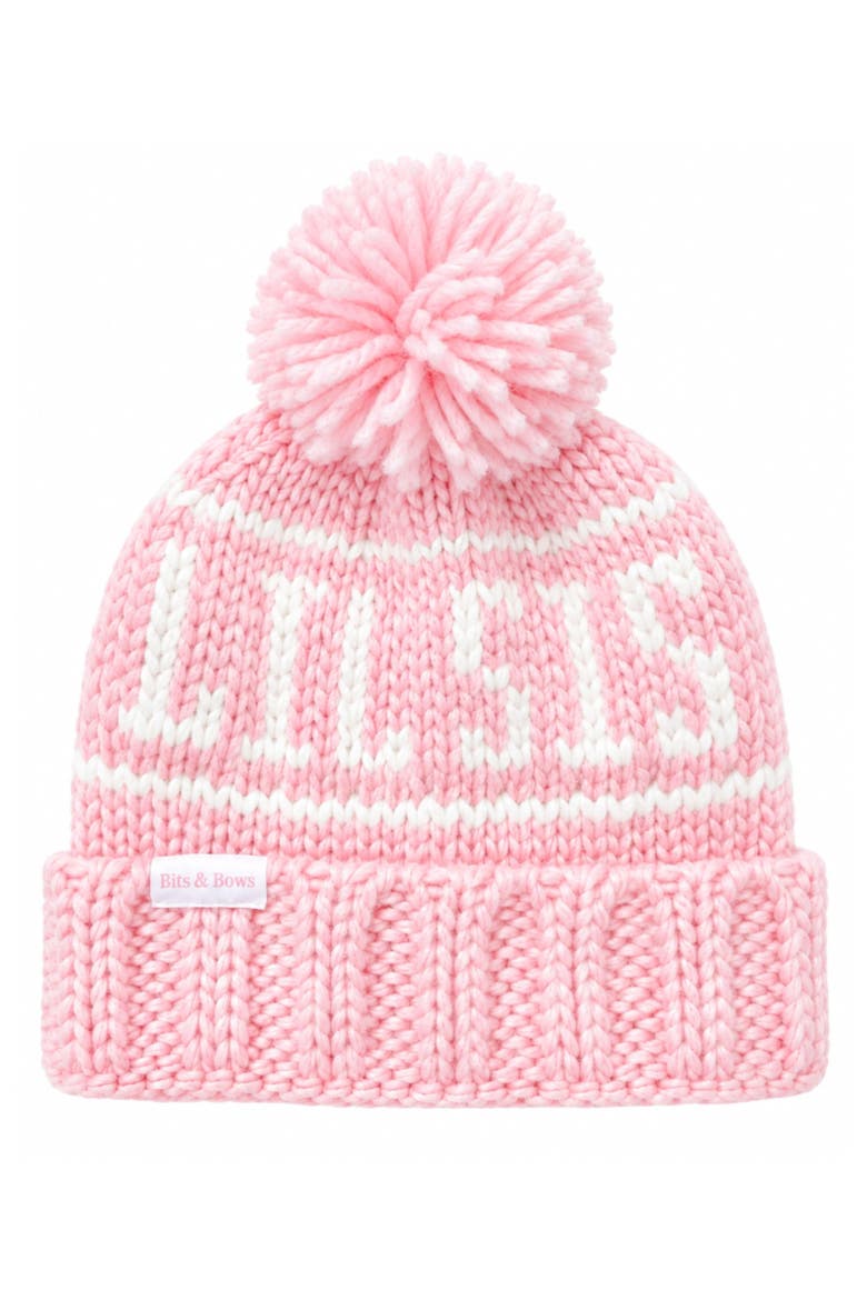 Lil Sis Bobble Hat (baby), Main, color, Pink/Ivory
