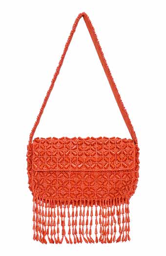 Antik Kraft Beaded Fringe Shoulder Bag