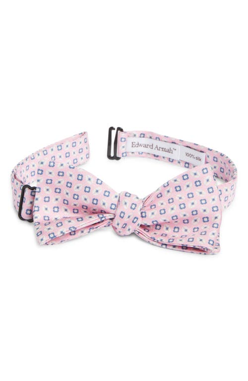 Shop Edward Armah Neat Floral Silk Bow Tie In Pink