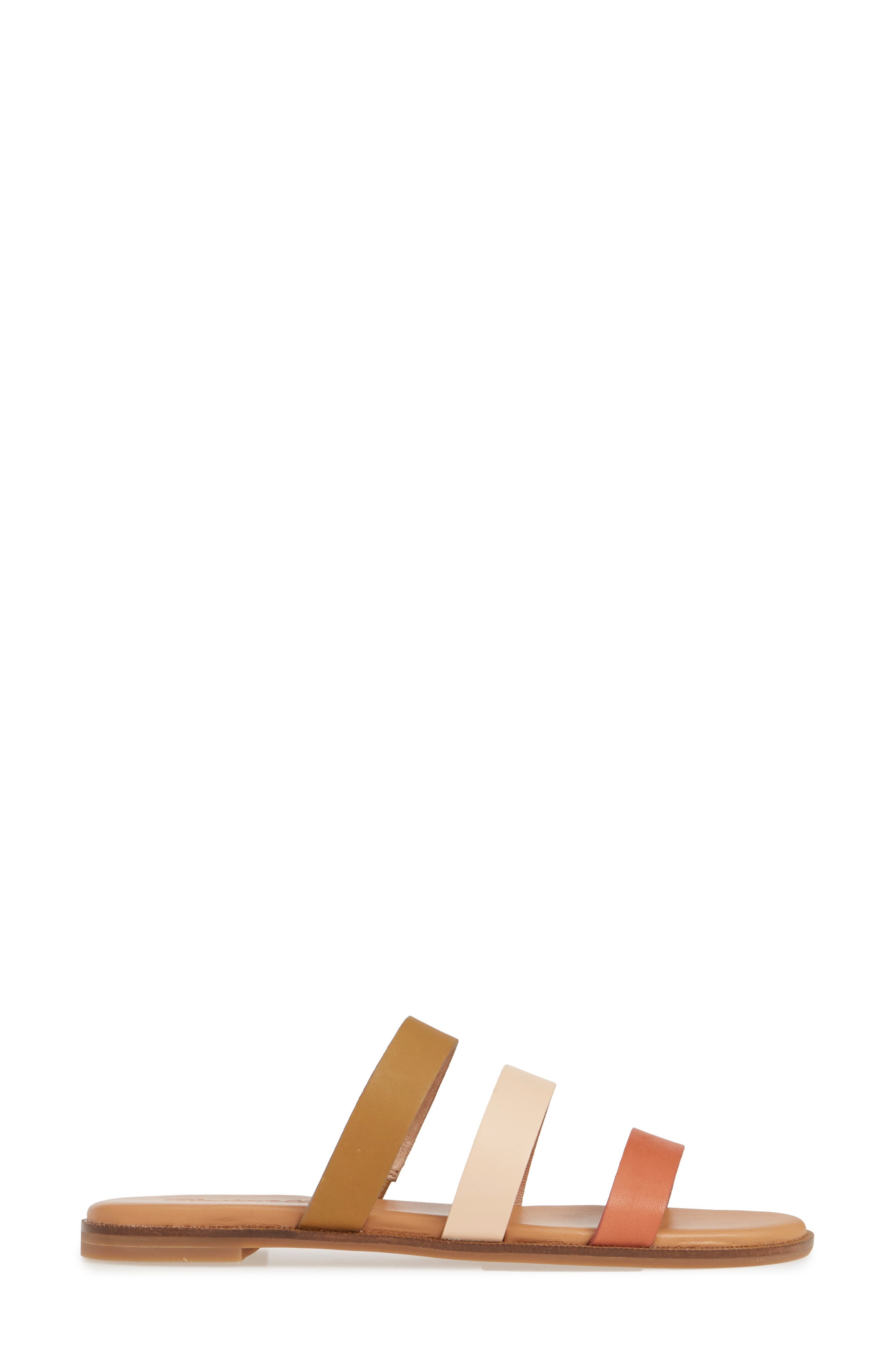 Madewell The Ilana Colorblock Slide Sandal, Alternate, color, 