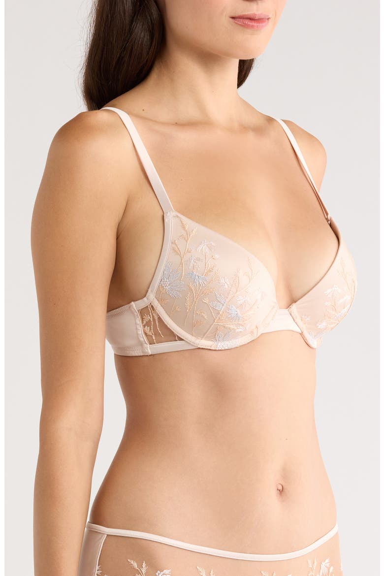 Champetre Classique Underwire Balconette Bra, Alternate, color, DUNE