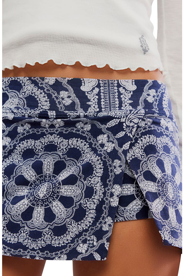 FP Movement Hot Shot Print Skort, Alternate, color, BANDANA NAVY COMBO
