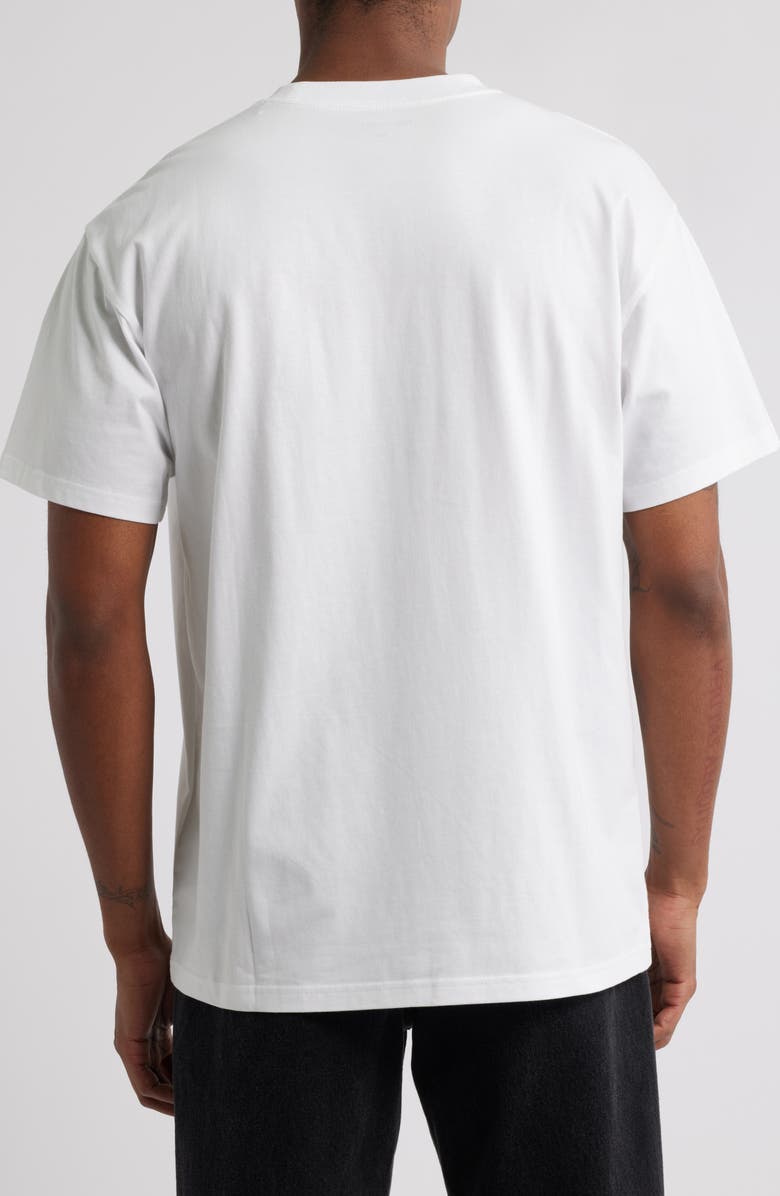 Carhartt Work In Progress Pocket Heart Organic Cotton T-Shirt, Alternate, color, White / Red