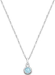 Tiny Blessings Sterling Silver tB® Birthstone 12-14" Necklace