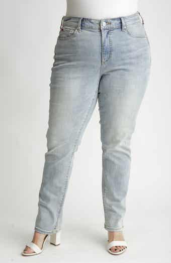 High Waist Straight Leg Jeans
