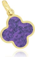 The Lovery Fine Jewelry Amethyst Clover Charm