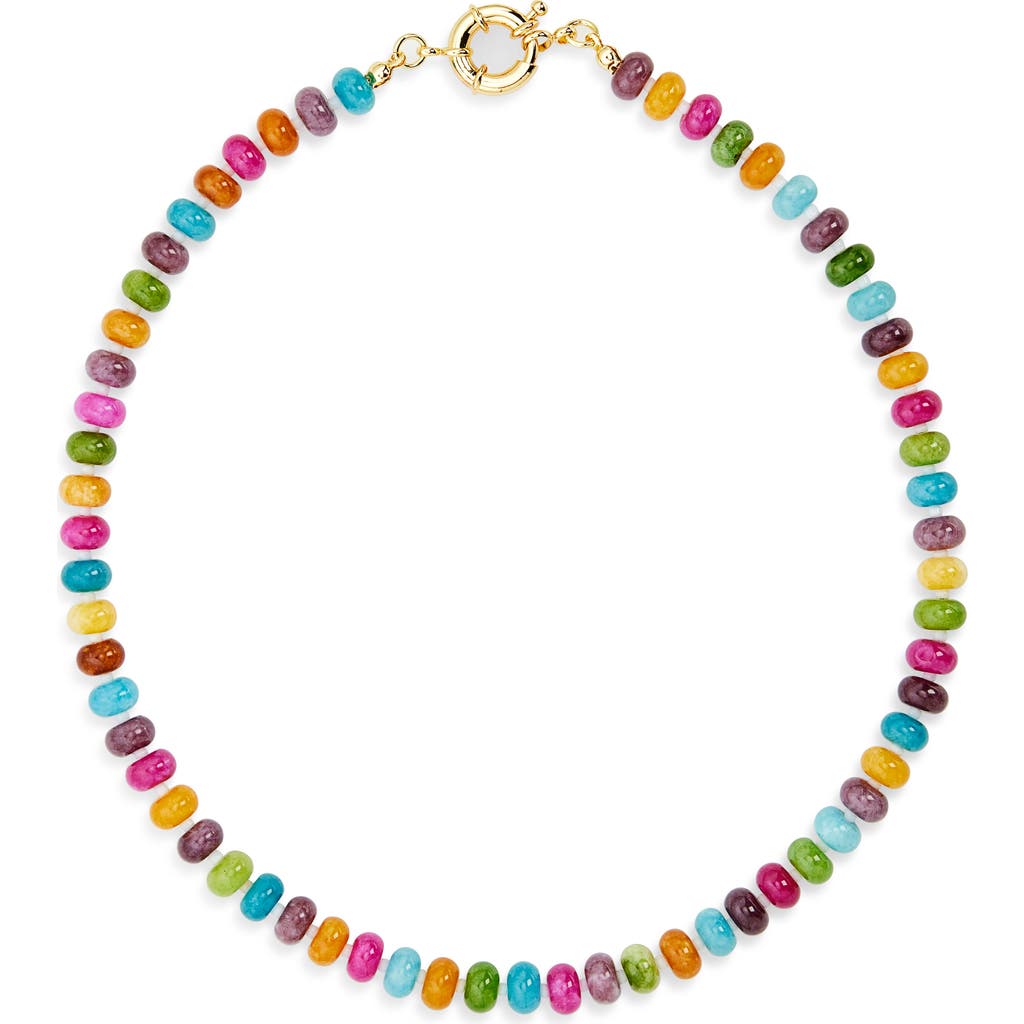 Eye Candy Los Angeles Marilyn Beaded Necklace In Multi